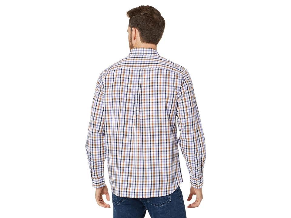 Vineyard Vines Stretch Poplin Shirt (Check Aster Purple) Men's Jacket Product Image