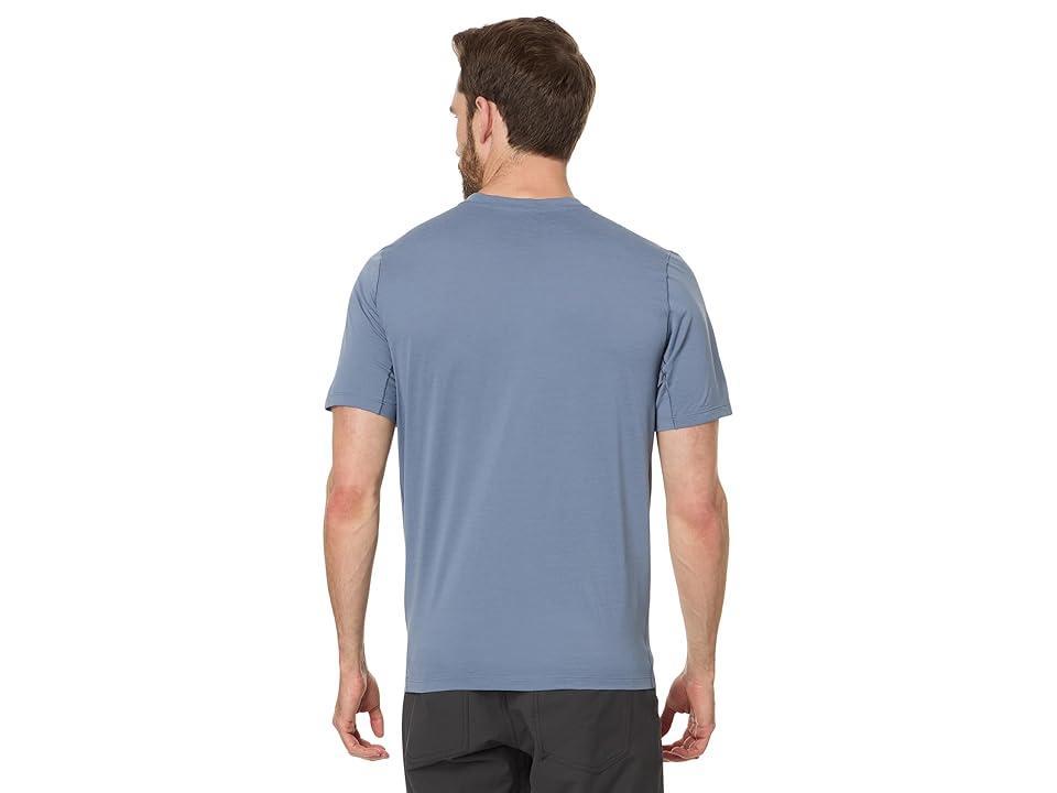 Arc'teryx Cormac Crew Short Sleeve (Arctic Silk Heather II 1) Men's Clothing Product Image