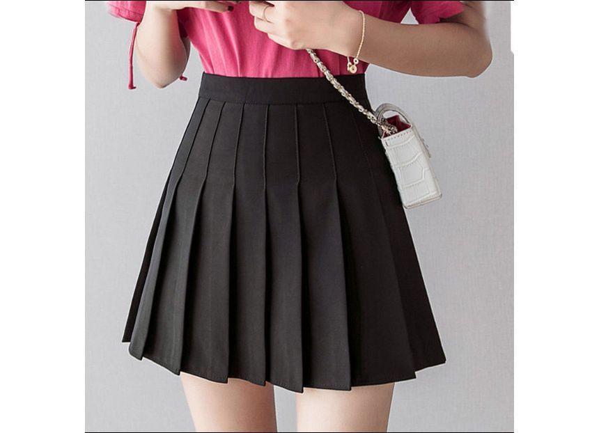 High-Waist Mini Pleated Skirt product image