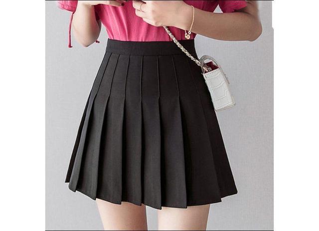 High-Waist Mini Pleated Skirt Product Image