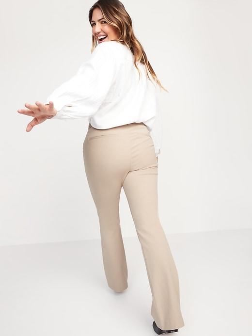 High-Waisted Pixie Flare Pants Product Image