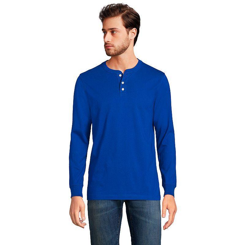 Mens Lands End Super-T Henley Product Image