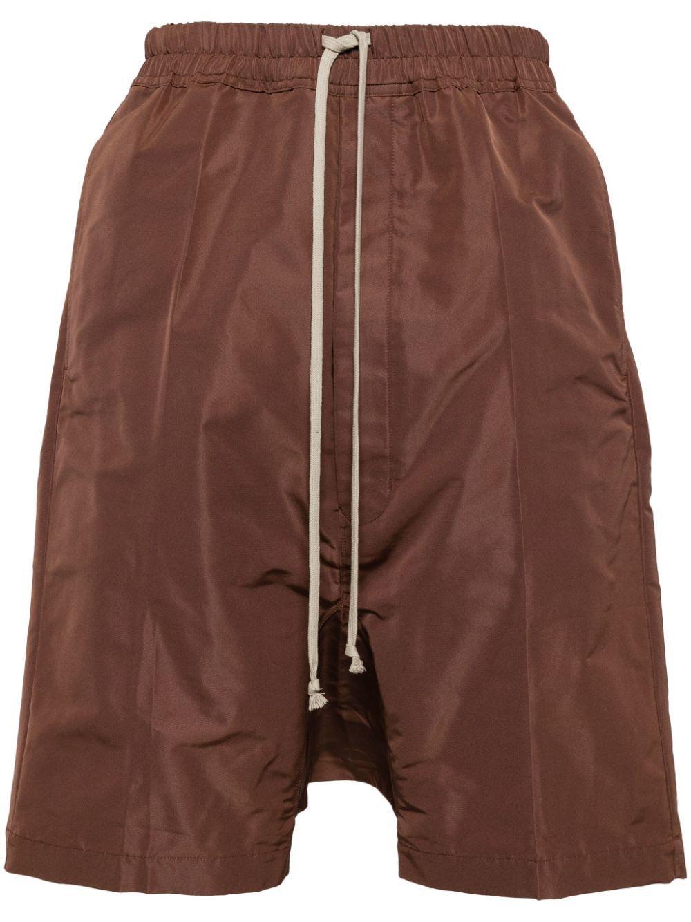 RICK OWENS Brown Porterville Bela Boxers Shorts In Neutrals Product Image