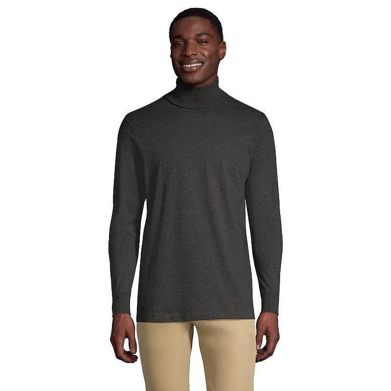 Big & Tall Lands End Super-T Classic-Fit Turtleneck, Mens Product Image