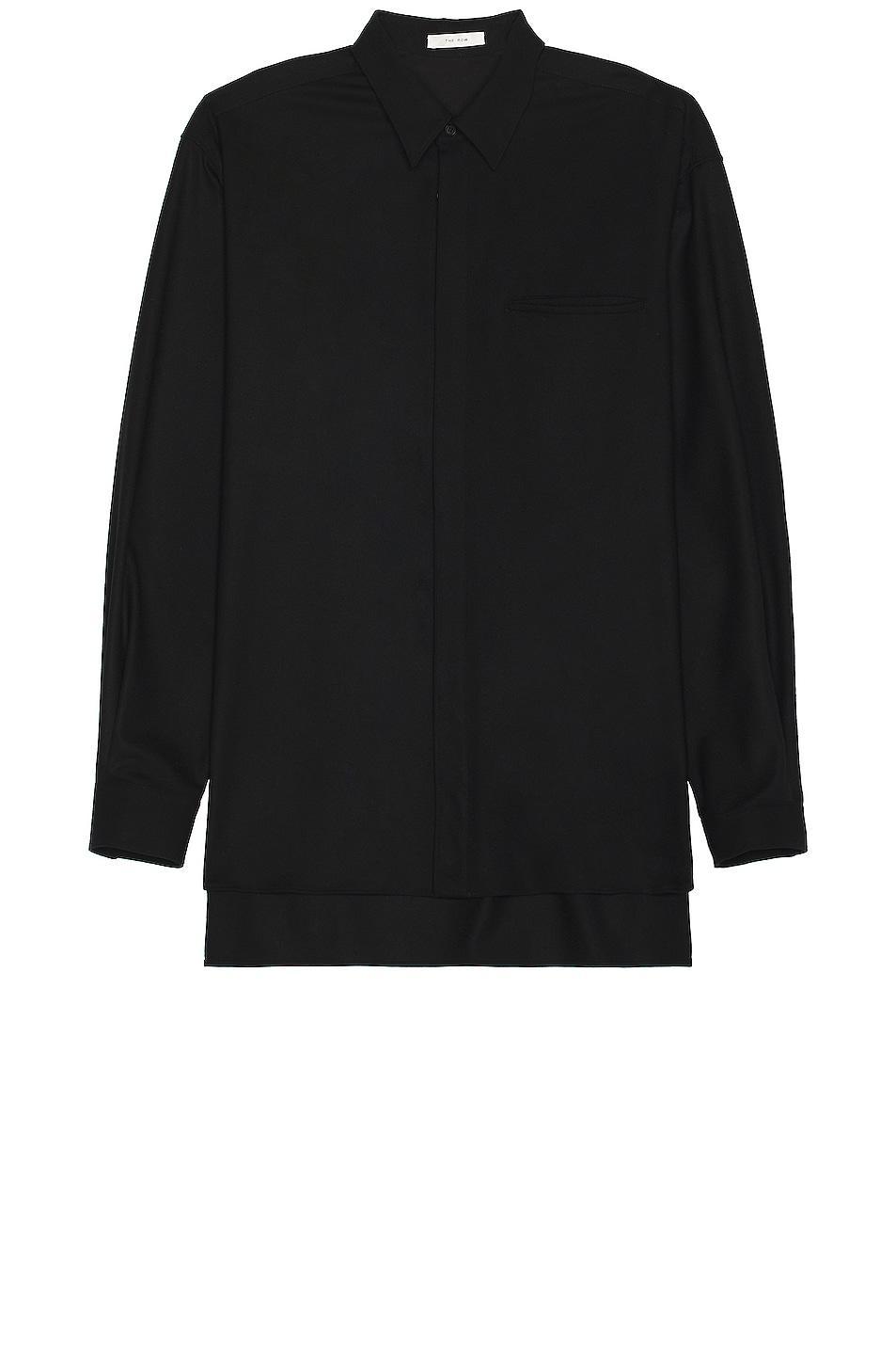 The Row Fili Shirt in Black Product Image