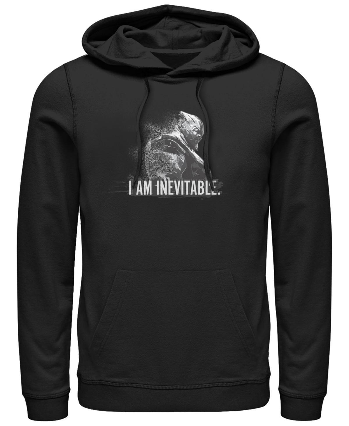 Mens Marvel Avengers Endgame Thanos I Am Inevitable Portrait Graphic Hoodie Product Image