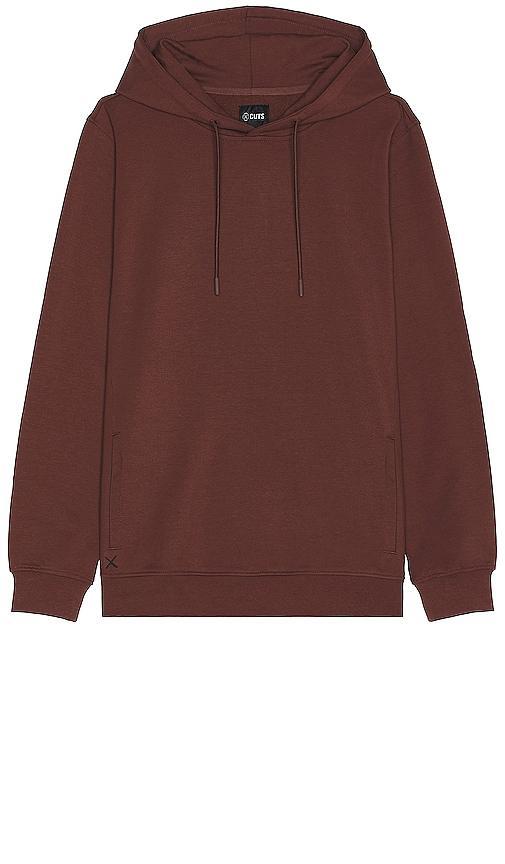 Cuts Hyperloop Hoodie in Umber - Burgundy. Size L (also in M, S, XL/1X). Product Image