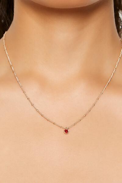 Birthstone Charm Necklace | Forever 21 Product Image