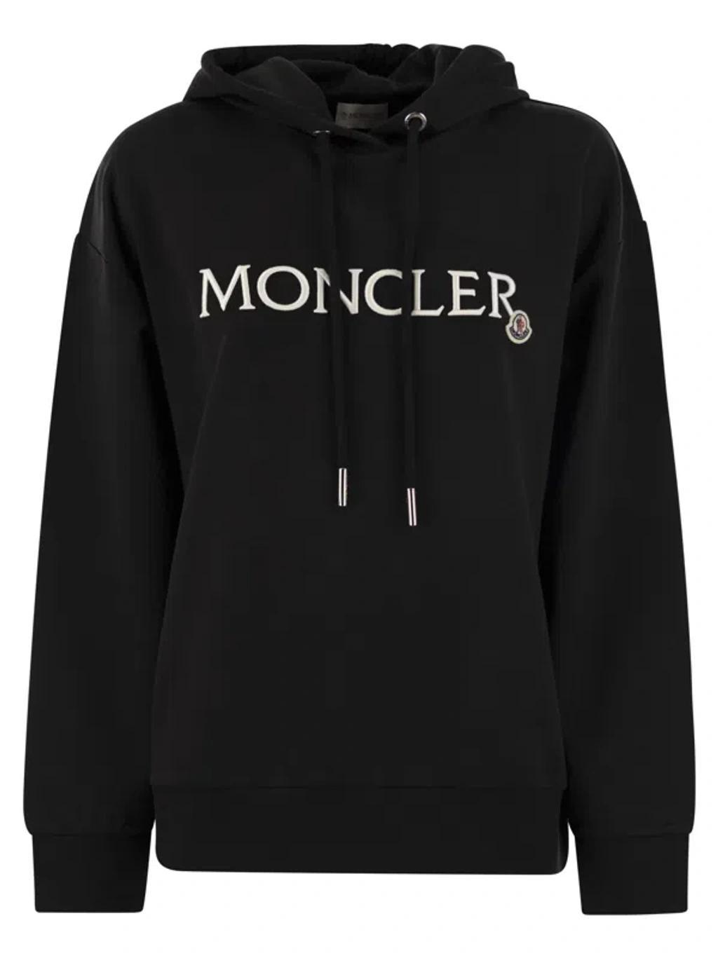 Hoodie With Logo In Black Product Image