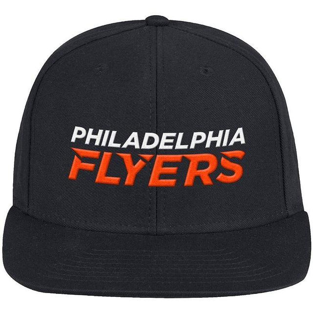 Mens adidas Black Philadelphia Flyers Snapback Hat Product Image