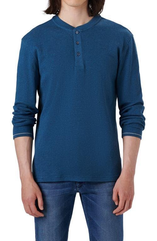 Bugatchi Regular Fit Long Sleeve Waffle Knit Henley Product Image