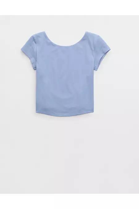 OFFLINE By Aerie Real Me Xtra Open Back T-Shirt Womens Product Image