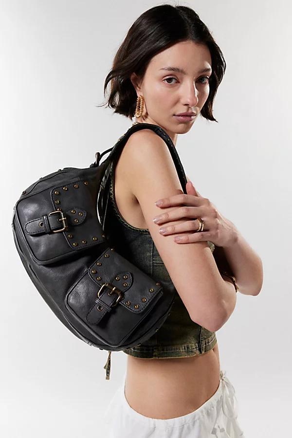 Silence + Noise Leather Crescent Bag Womens at Urban Outfitters Product Image