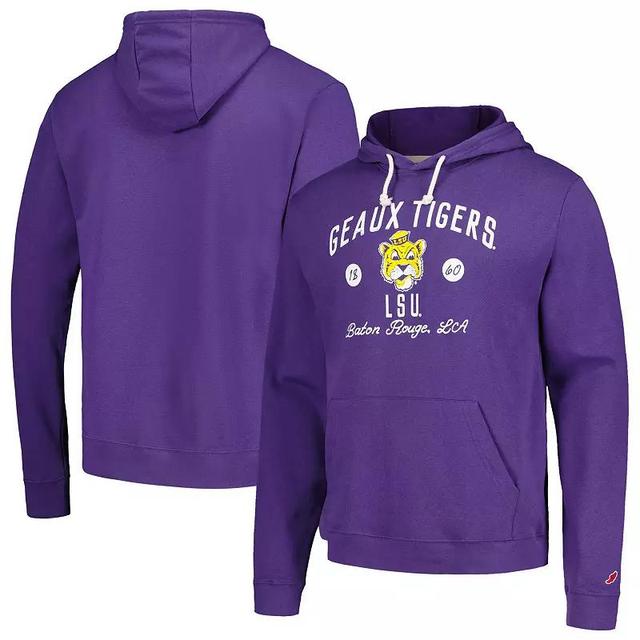 Mens League Collegiate Wear LSU Tigers Bendy Arch Essential Pullover Hoodie Product Image