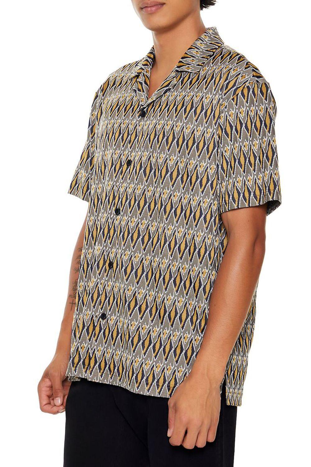 Geo Print Button-Up Shirt | Forever 21 Product Image