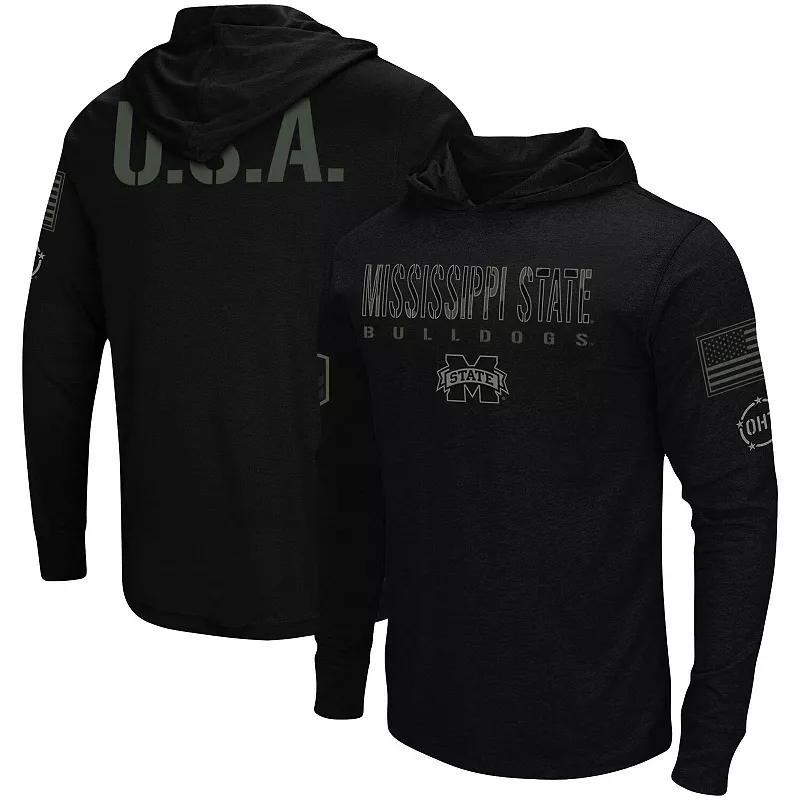 Mens Black Mississippi State Bulldogs Oht Military-Inspired Appreciation Hoodie Long Sleeve T-shirt Product Image