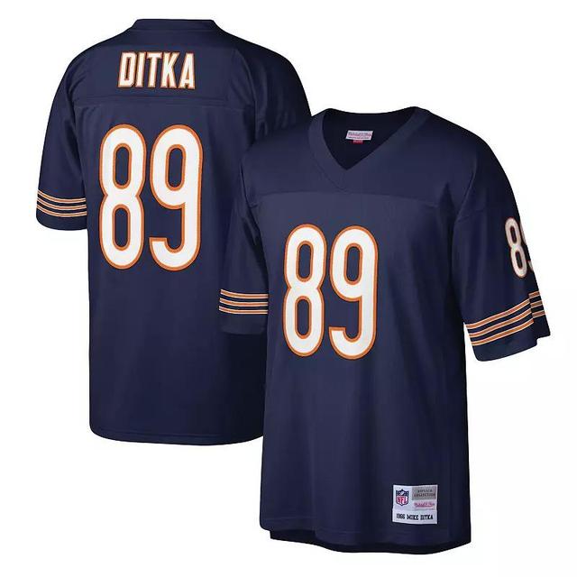 Mens Mitchell & Ness Mike Ditka Chicago Bears Legacy Replica Jersey Blue Product Image