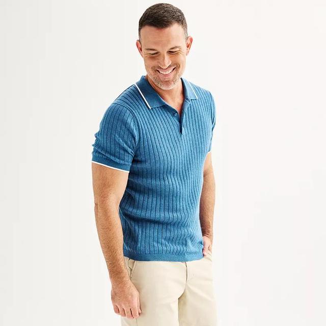 Mens Sonoma Goods For Life Tipped Sweater Polo Product Image