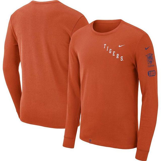 Mens Nike Clemson Tigers Repeat Logo 2-Hit Long Sleeve T-Shirt Product Image