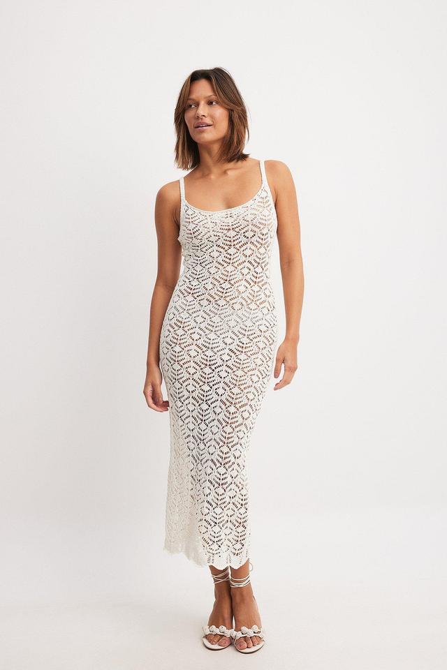 Crochet Knitted Midi Dress Product Image