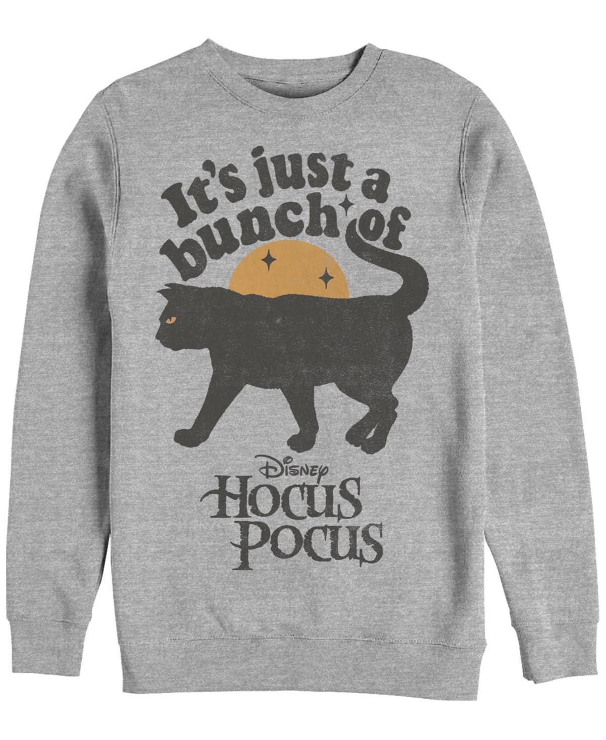 Disneys Hocus Pocus Thackery Binx Mens Its Just A Bunch Of Sweatshirt Athletic Grey Product Image