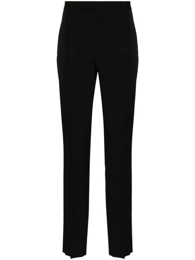 Men's Tailored Slim Fit Trousers In Black Product Image