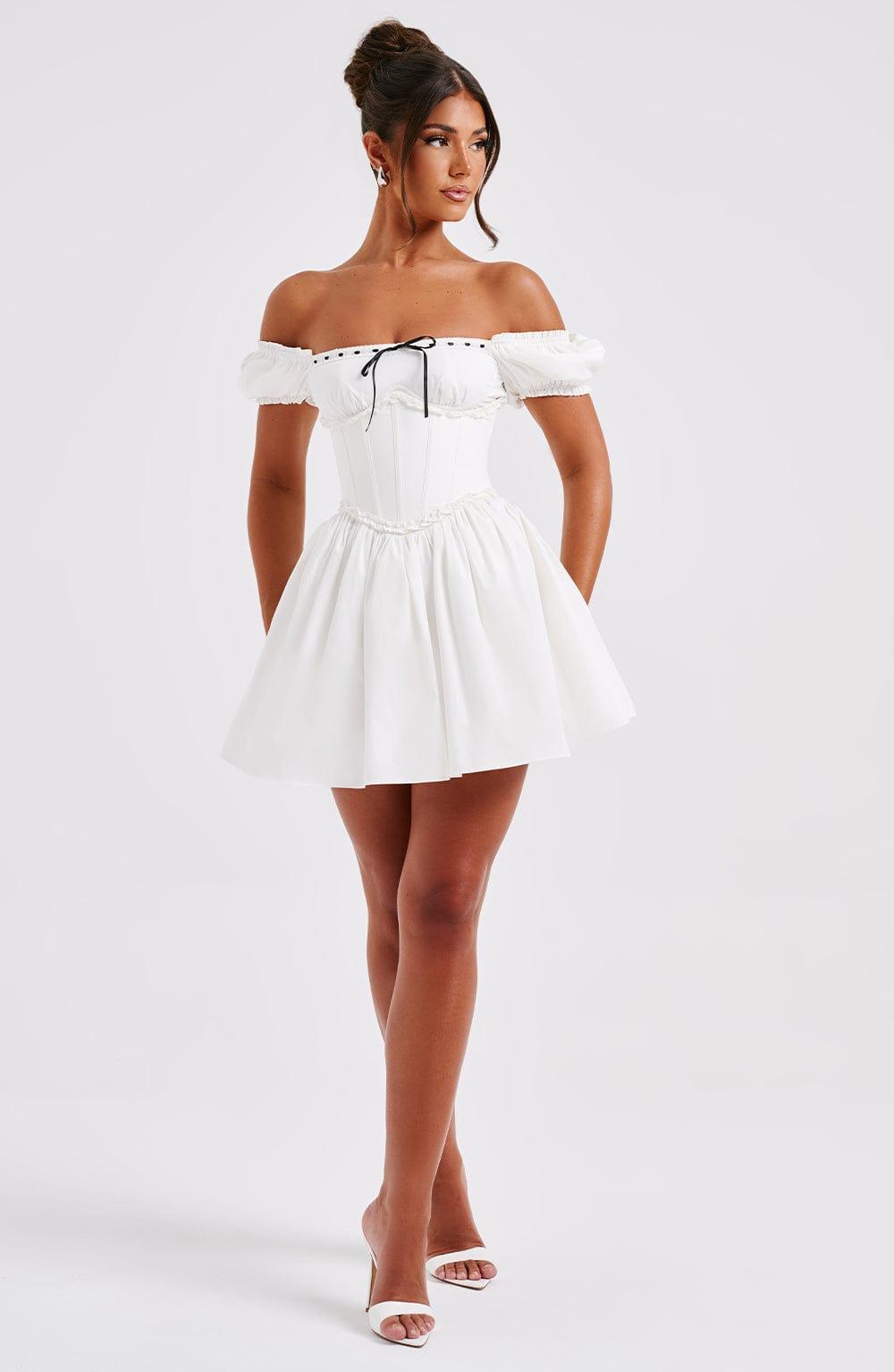 Penelope Mini Dress - Black/White Product Image