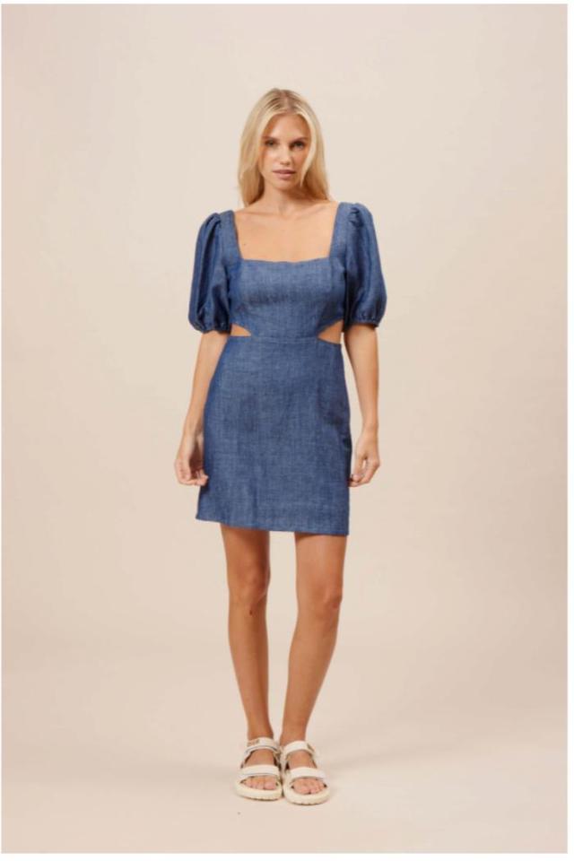 Alyla Mini Dress- Dark Blue Product Image