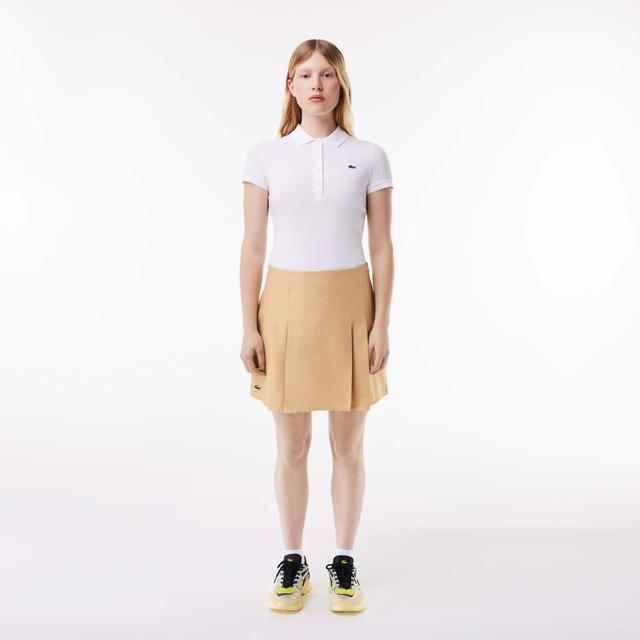 Women's Pleated Cotton Skirt Product Image