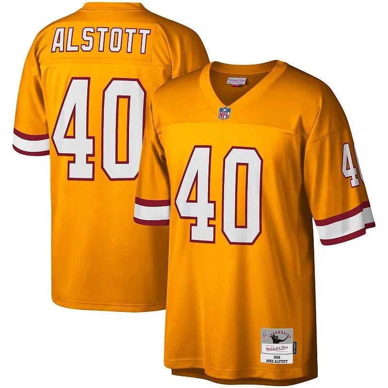 Mens Mitchell & Ness Mike Alstott Tampa Bay Buccaneers Big & Tall 1996 Retired Player Replica Jersey Product Image