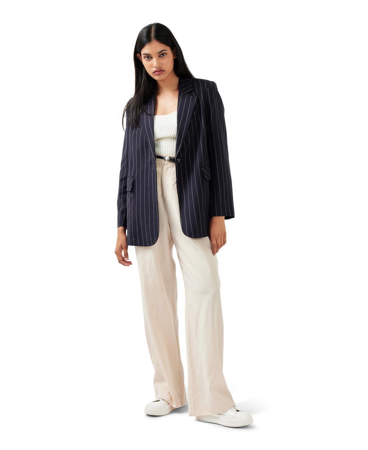 Belle & Bloom Womens Love & Mercy Striped Blazer Product Image