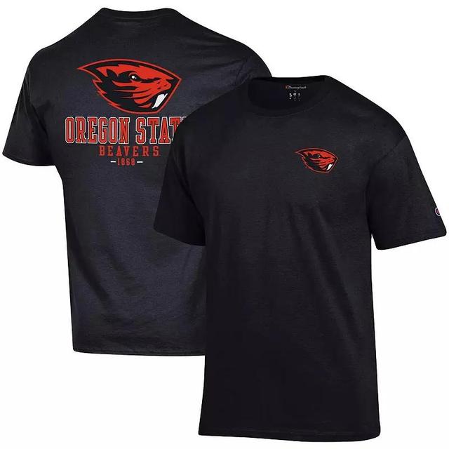 Mens Champion Oregon State Beavers Stack 2-Hit T-Shirt Product Image