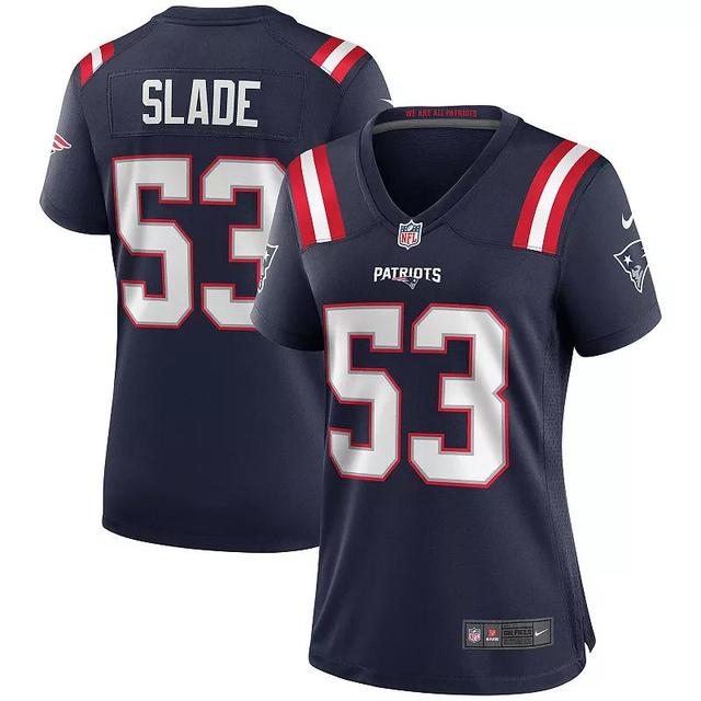 Womens Nike Chris Slade New England Patriots Game Retired Player Jersey Blue Product Image