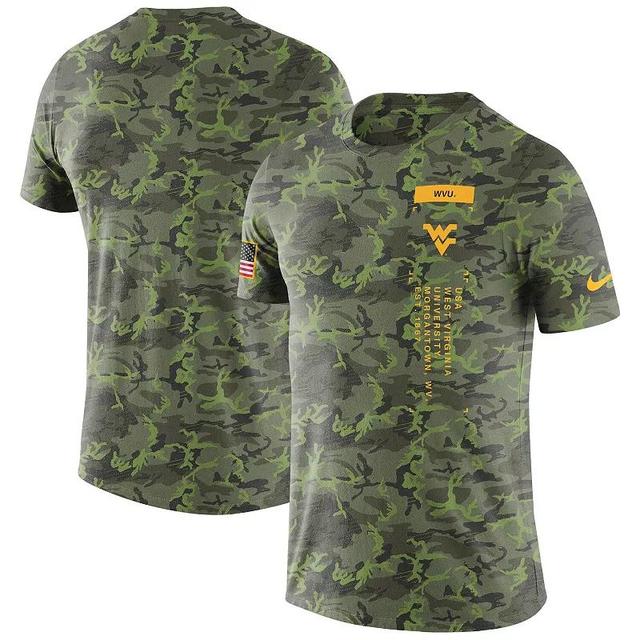 Mens Nike Camo West Virginia Mountaineers Military T-Shirt Product Image