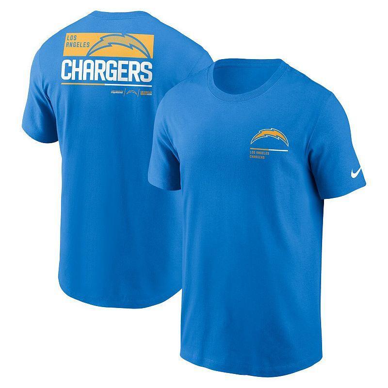 Mens Nike Powder Blue Los Angeles Chargers Team Incline T-Shirt Product Image