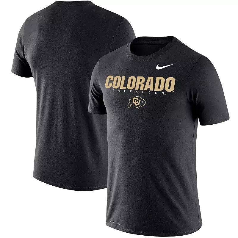 Mens Nike Black Colorado Buffaloes Facility Legend Performance T-shirt Product Image