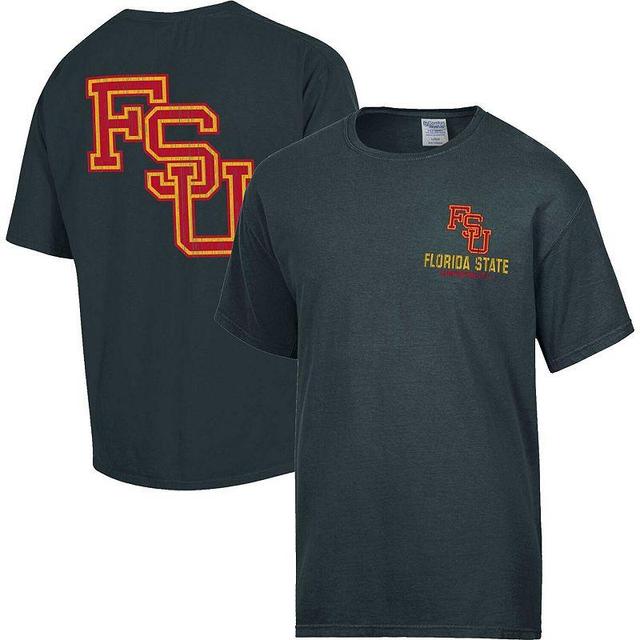 Mens Comfort Wash Charcoal Florida State Seminoles Vintage Logo T-Shirt Product Image