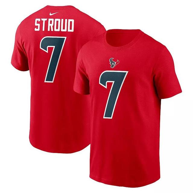 Mens Nike C.J. Stroud Houston Texans Player Name & Number T-Shirt Product Image