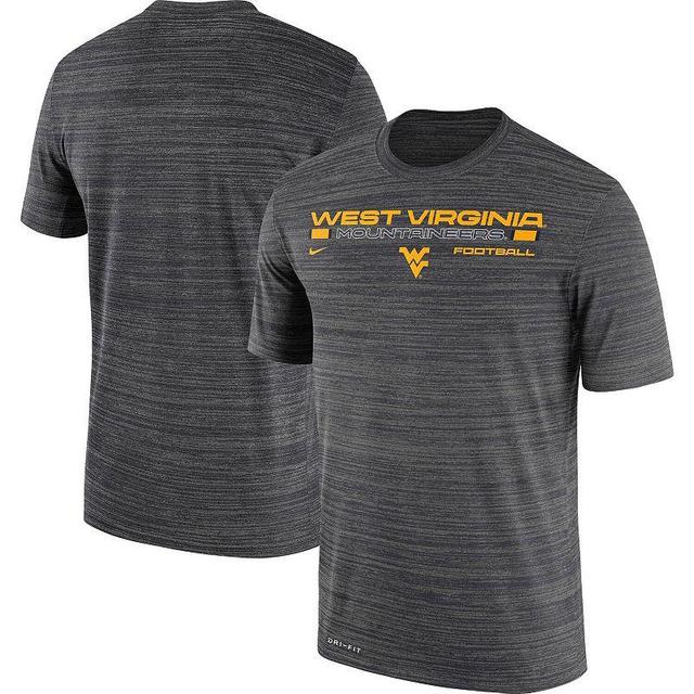 Mens Nike Charcoal West Virginia Mountaineers Velocity Legend Dri-Fit Performance T-Shirt Product Image