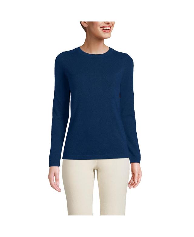 Lands End Womens Tall Cashmere Sweater - Gray Product Image