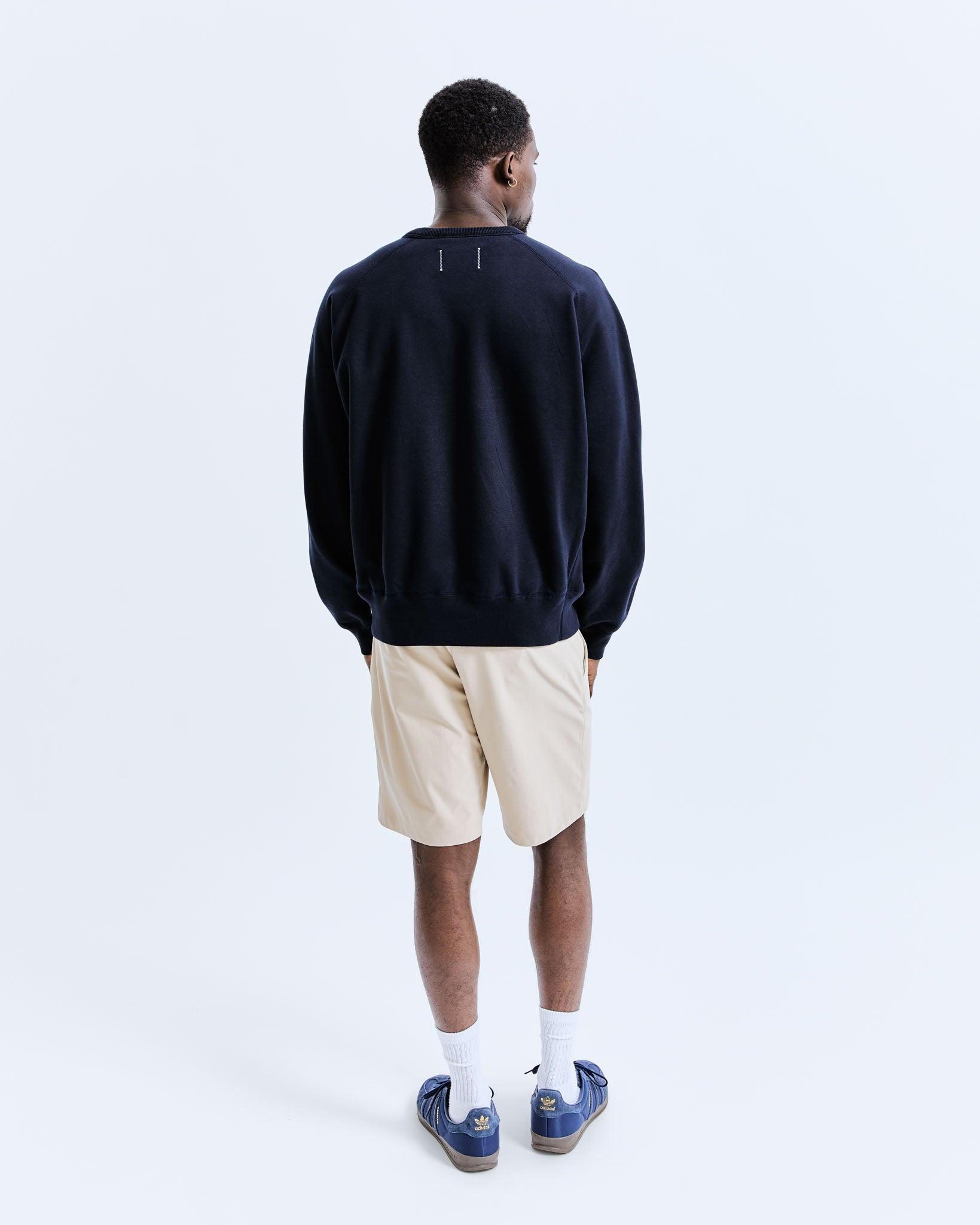 Midweight Terry Relaxed Crewneck Male Product Image