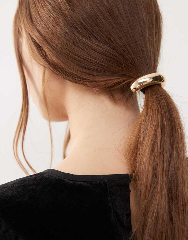 Reclaimed Vintage hairband cuff in gold Product Image