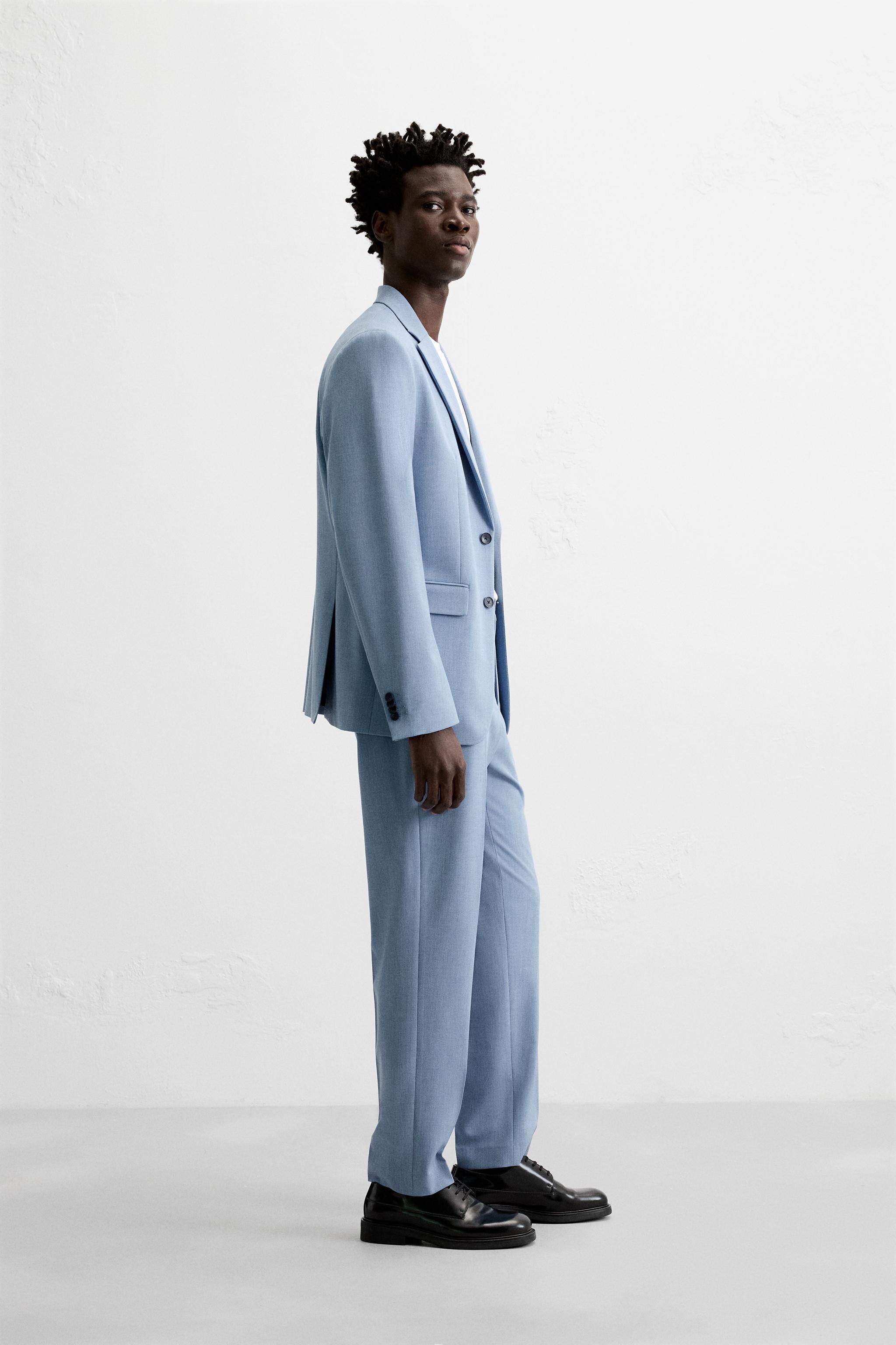 TEXTURED SUIT PANTS Product Image