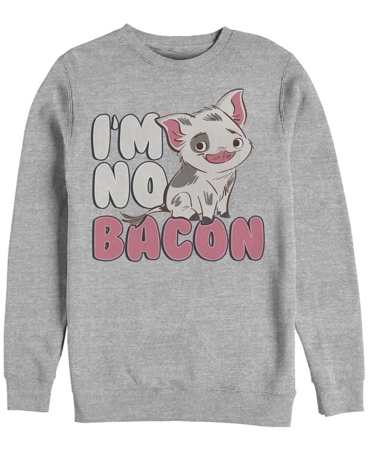 Disney Mens Moana Pua Cute Im No Bacon, Crewneck Fleece Product Image