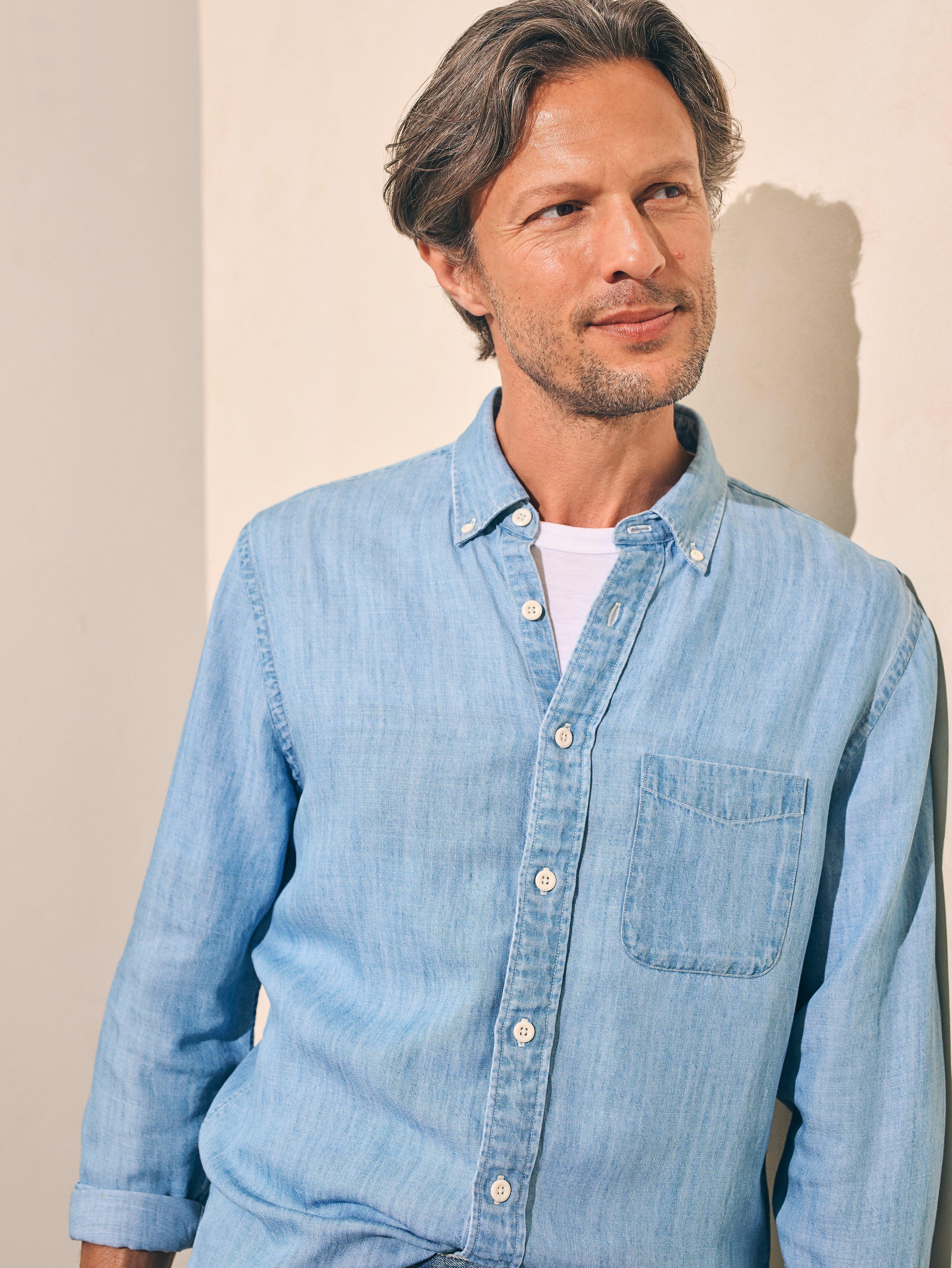 Tried & True Chambray Shirt (Tall) - Vintage Indigo Male Product Image