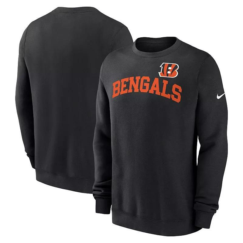 Mens Nike Cincinnati Bengals Club Pullover Sweatshirt Product Image