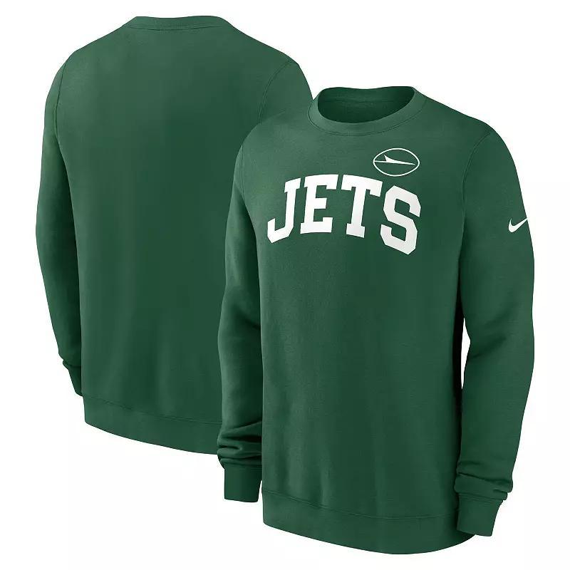 Mens Nike New York Jets Club Pullover Sweatshirt Product Image