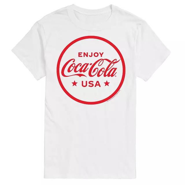 Mens Coca-Cola Enjoy Coca-Cola USA Graphic Tee Product Image