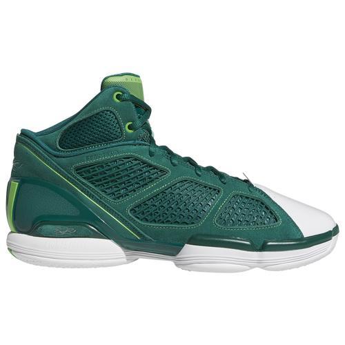 adidas Mens adidas Adizero Rose 1.5 Restomod - Mens Shoes White/Green Product Image