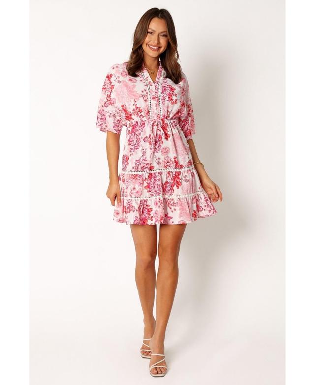 Sienna Long Sleeve Womens Mini Dress Product Image